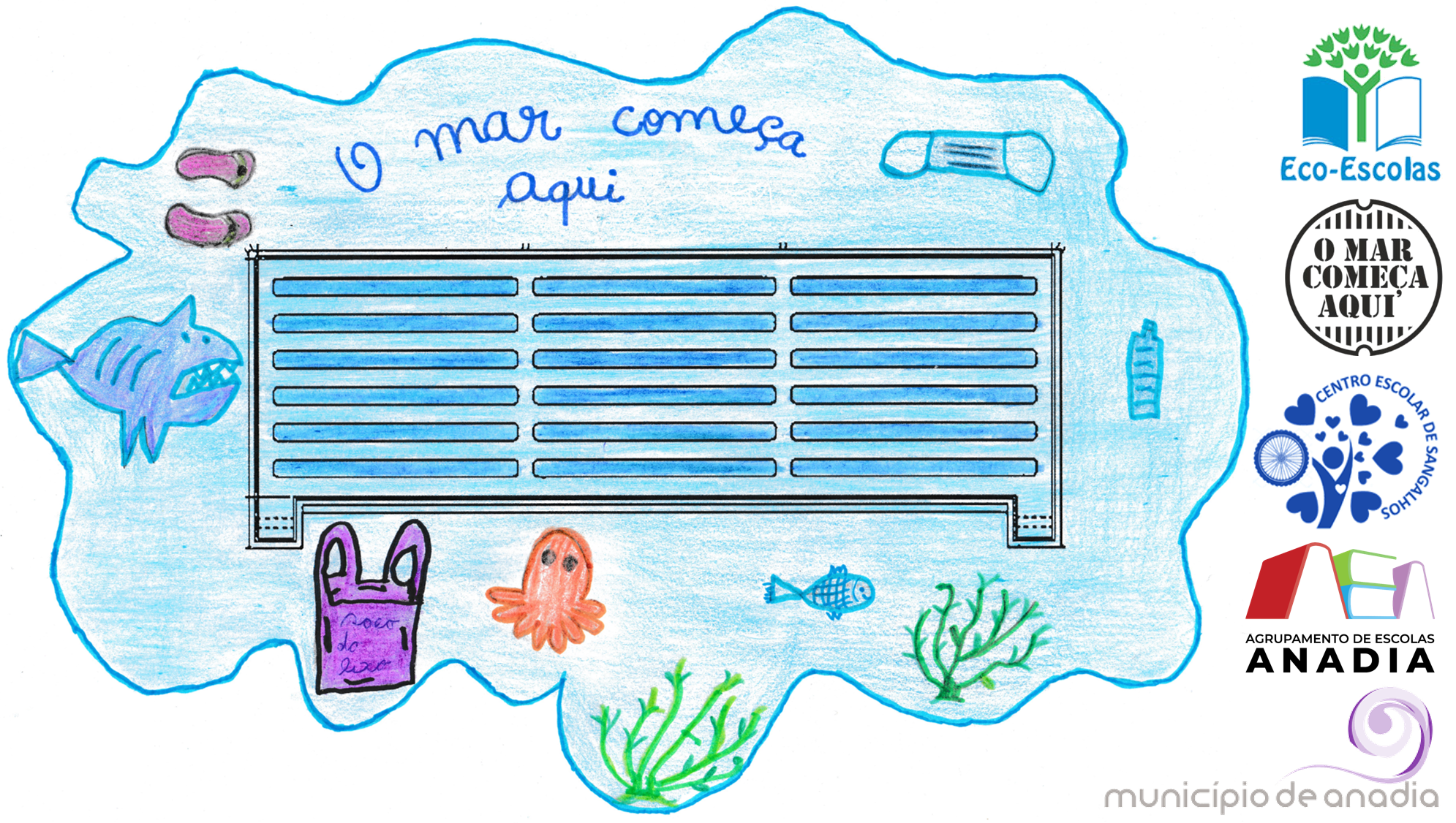 “Todo o lixo que se largar, vai parar ao mar!”