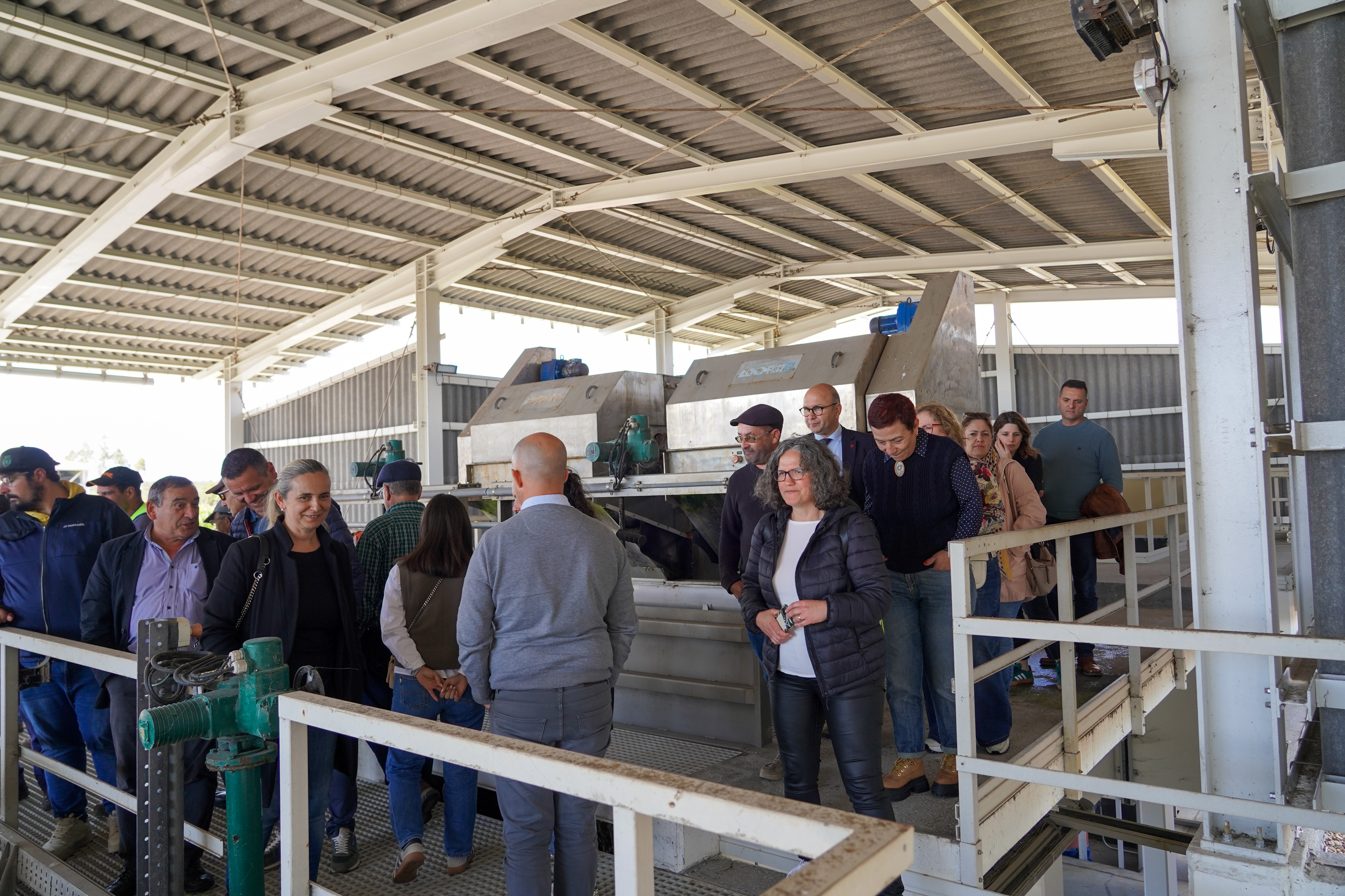 Visita à ETAR do Coimbrão destinada aos eleitos e funcionários das Juntas/Uniões de Freguesia