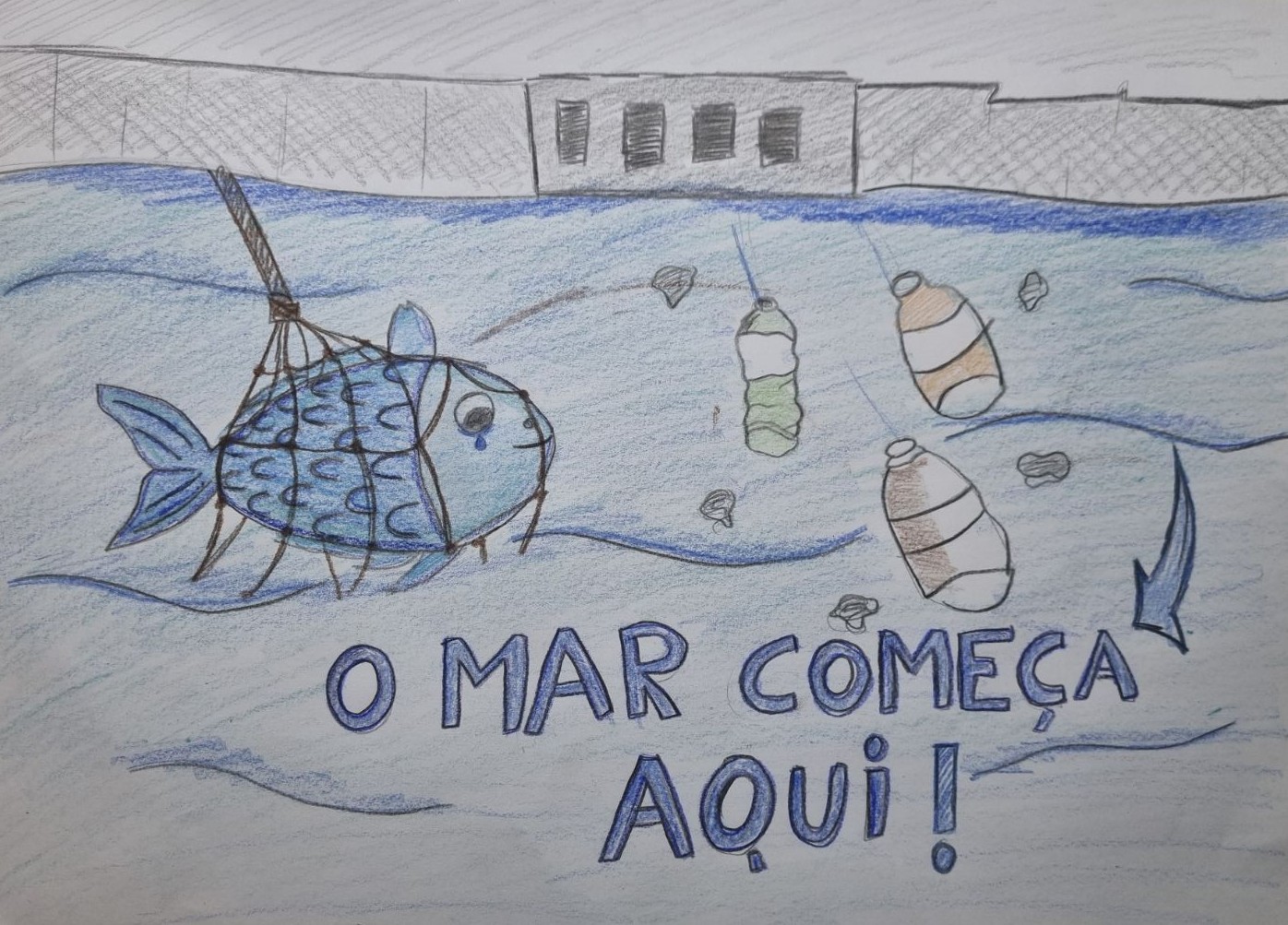 O mar não é um caixote do lixo. Cuida dele!