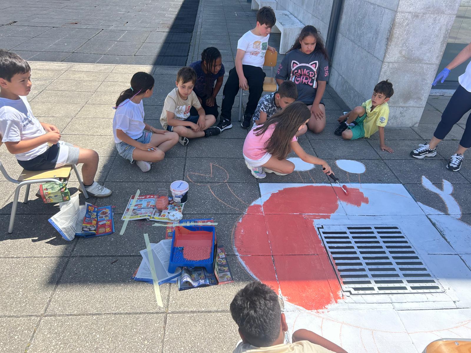Os alunos a pintar! nº2