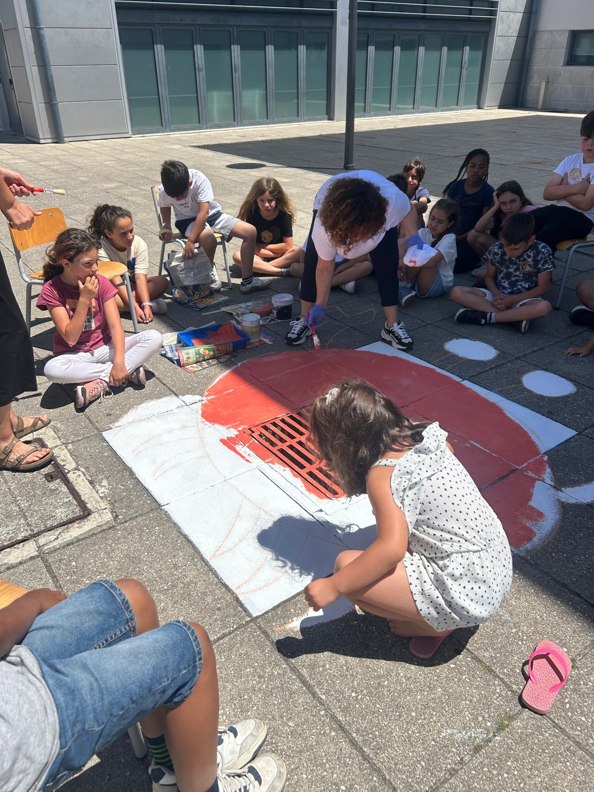 Os alunos a pintar! nº3