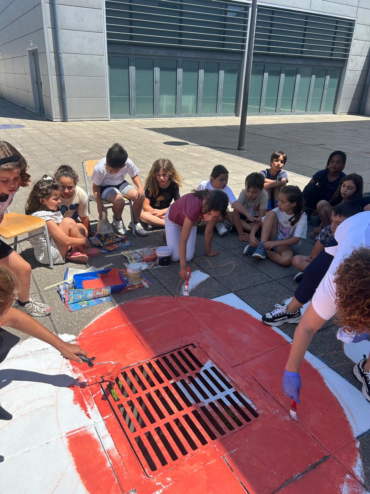 Os alunos a pintar! nº5