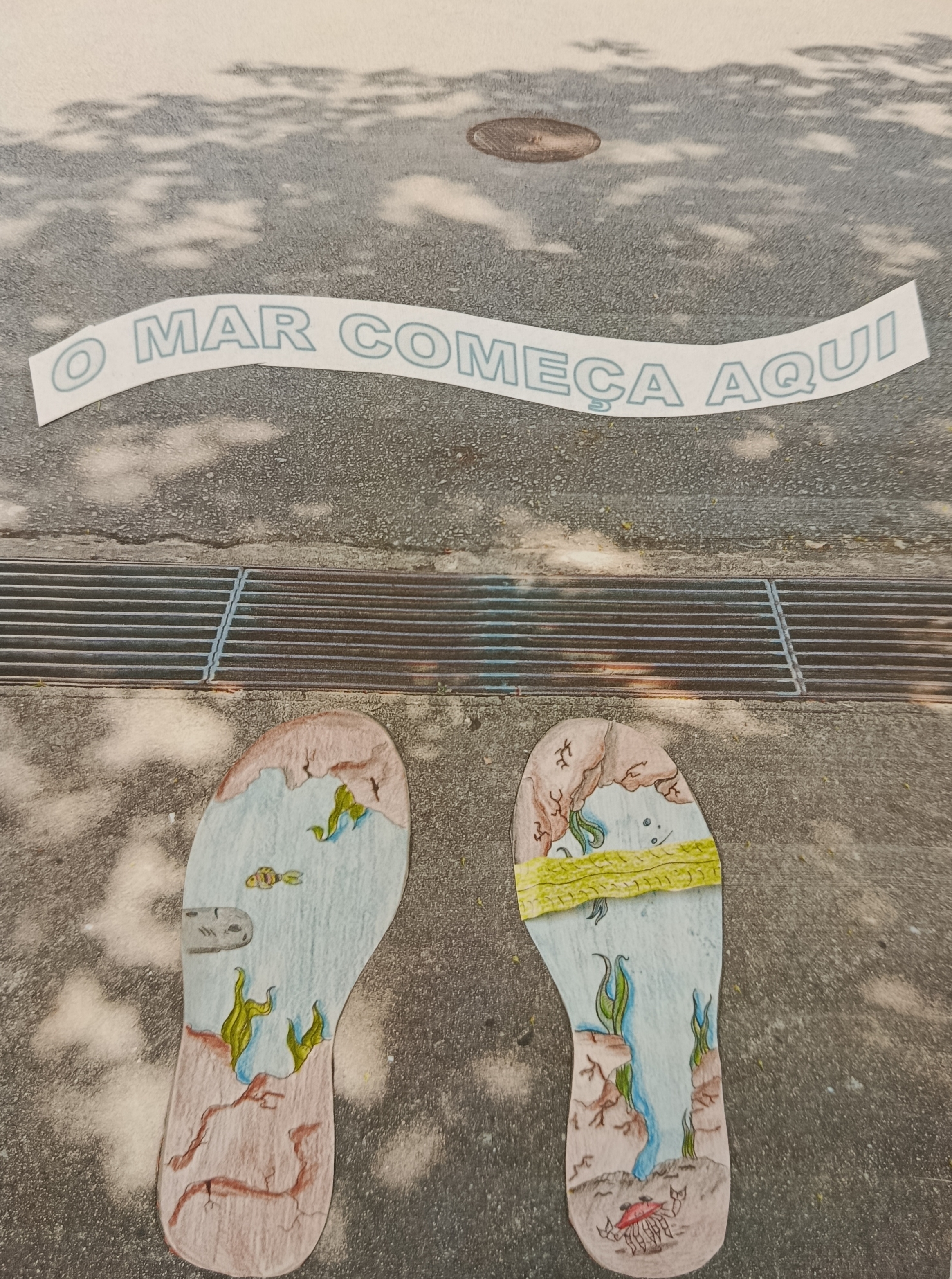 Olha os teus pés, o mar é lindo!