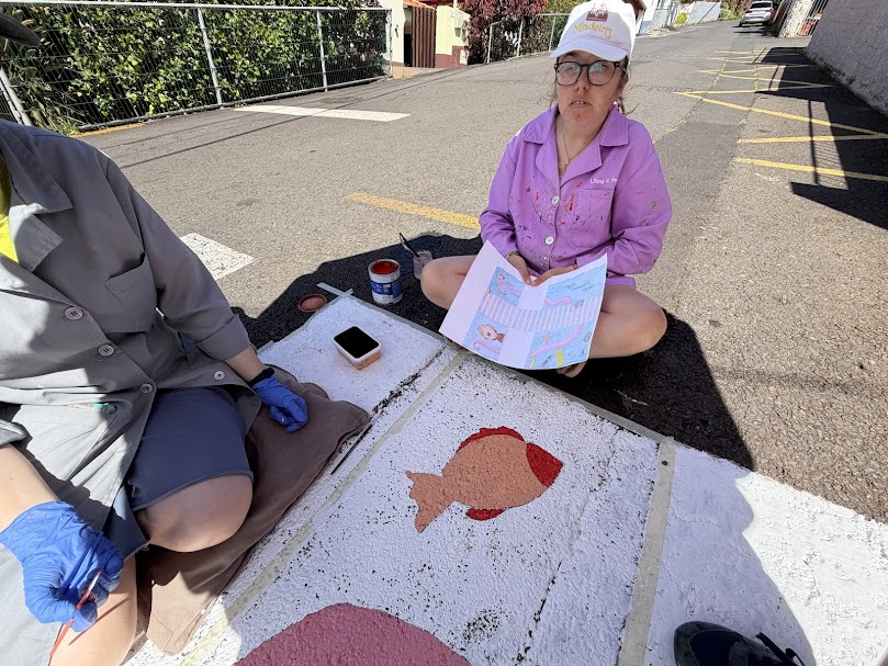 Continuação da pinturas dos diversos elementos