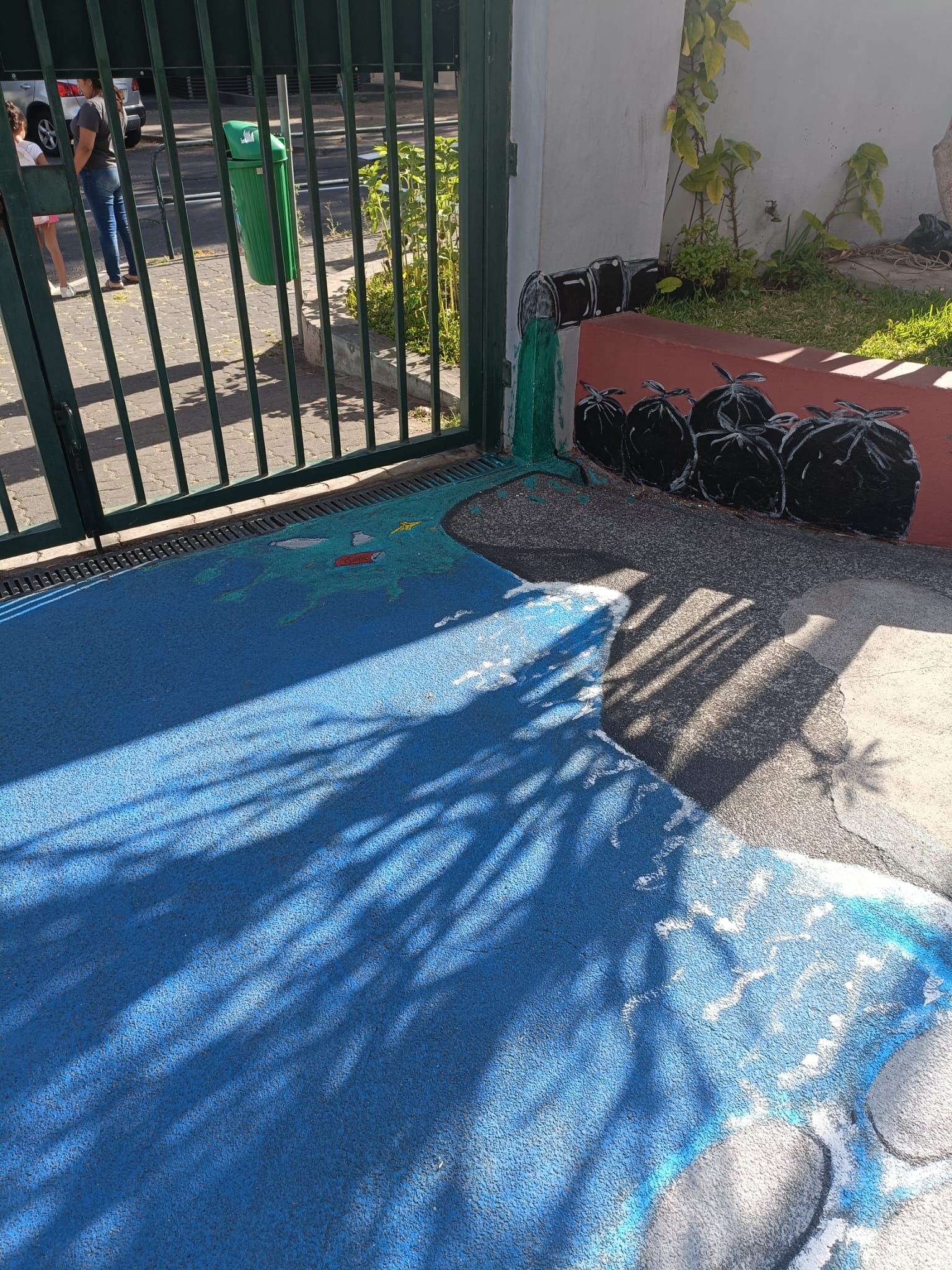 Alguns pormenores da pintura