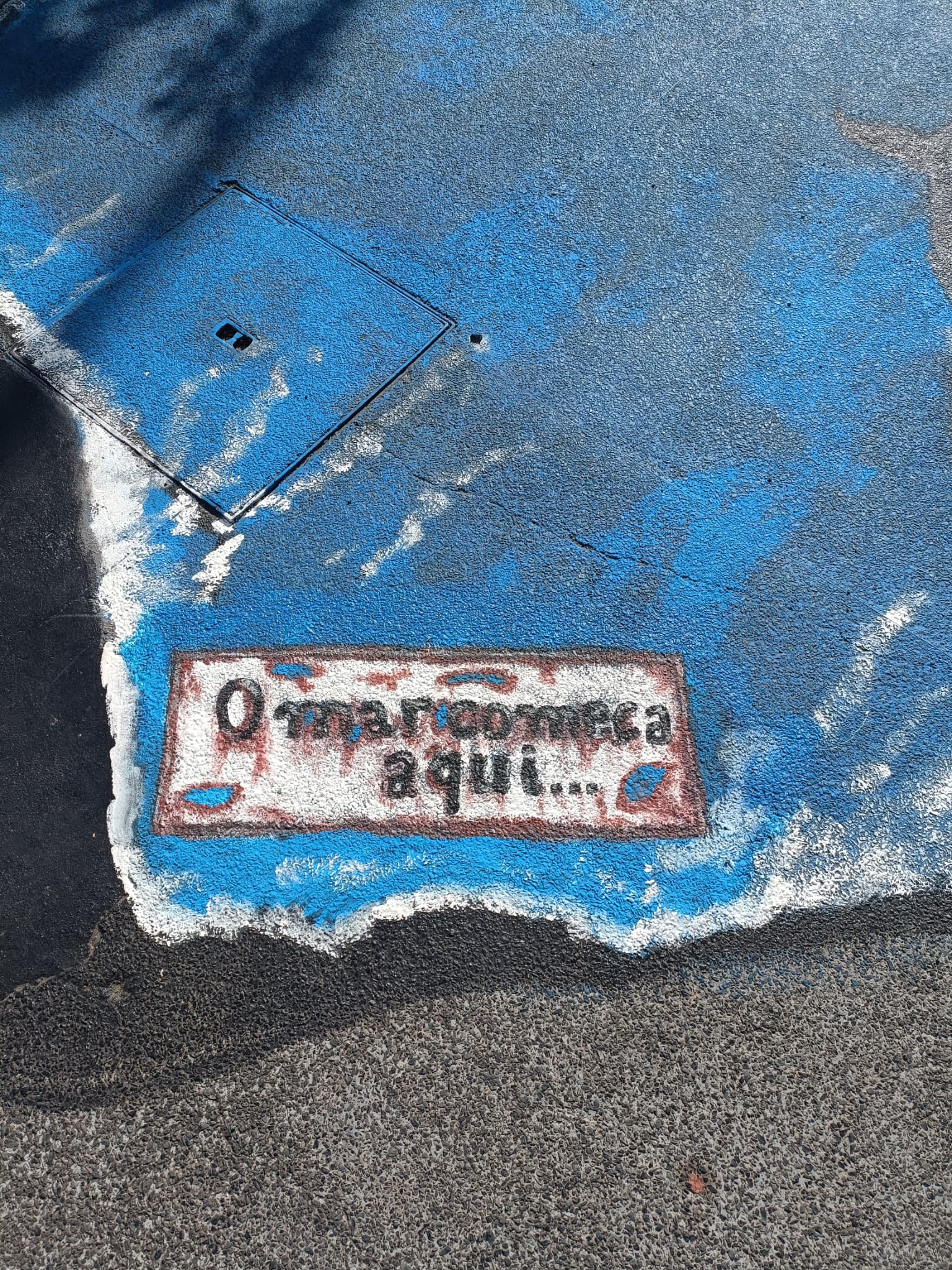 Alguns pormenores da pintura