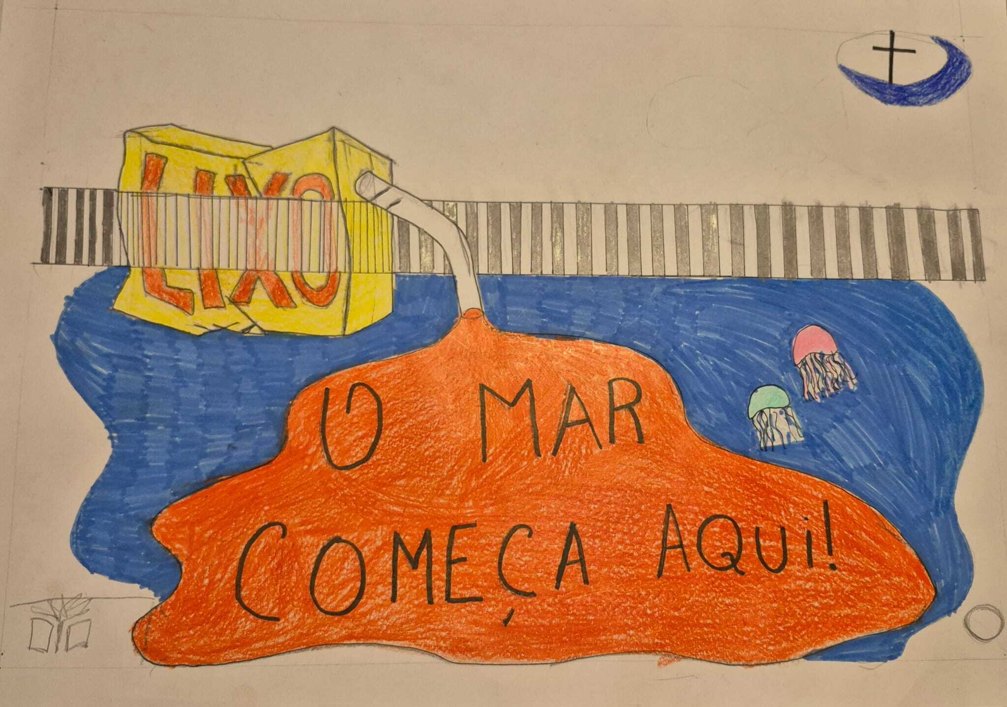 O lixo? O esgoto levou e ao mar ele chegou!