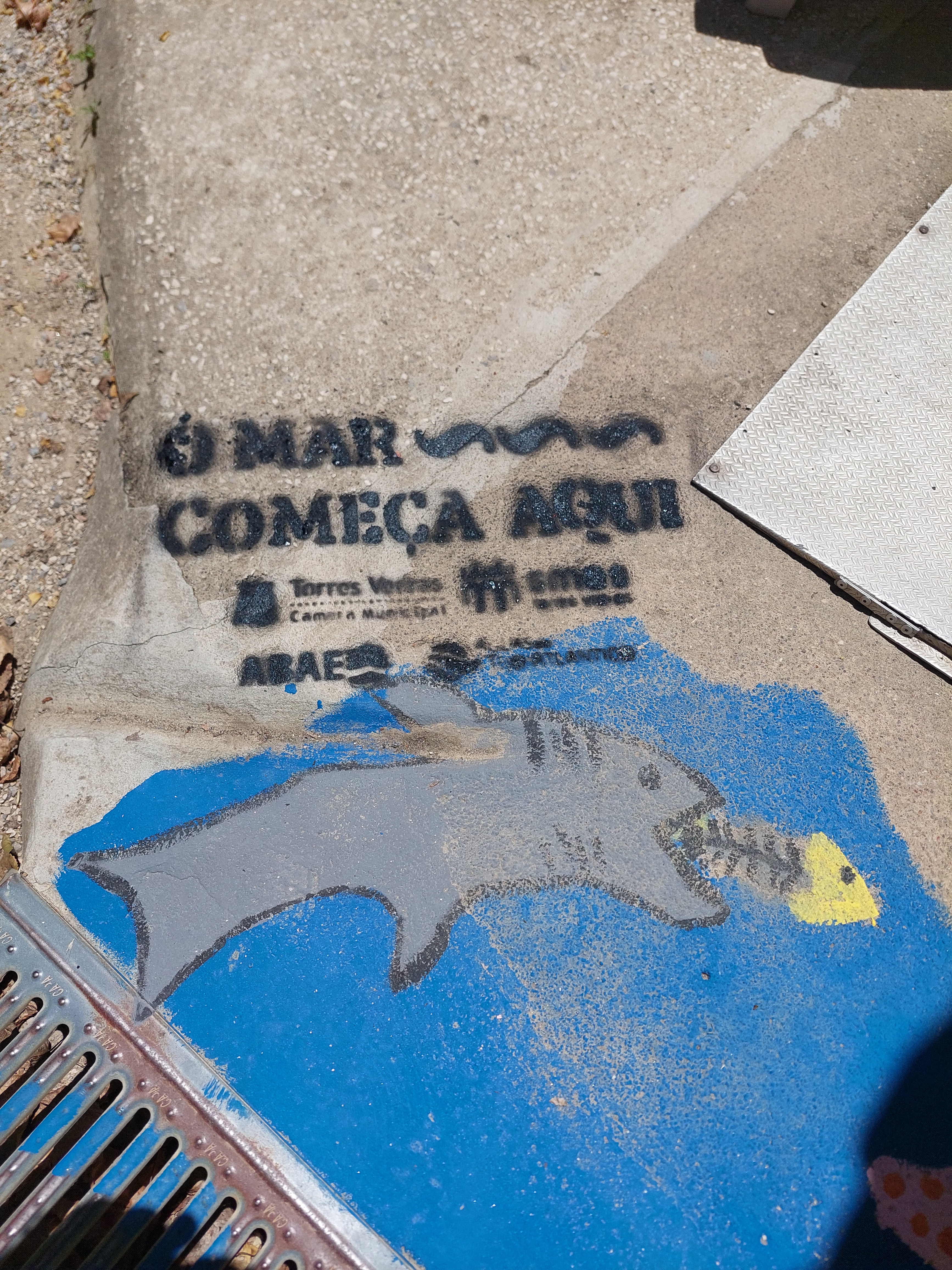Pormenor da pintura.