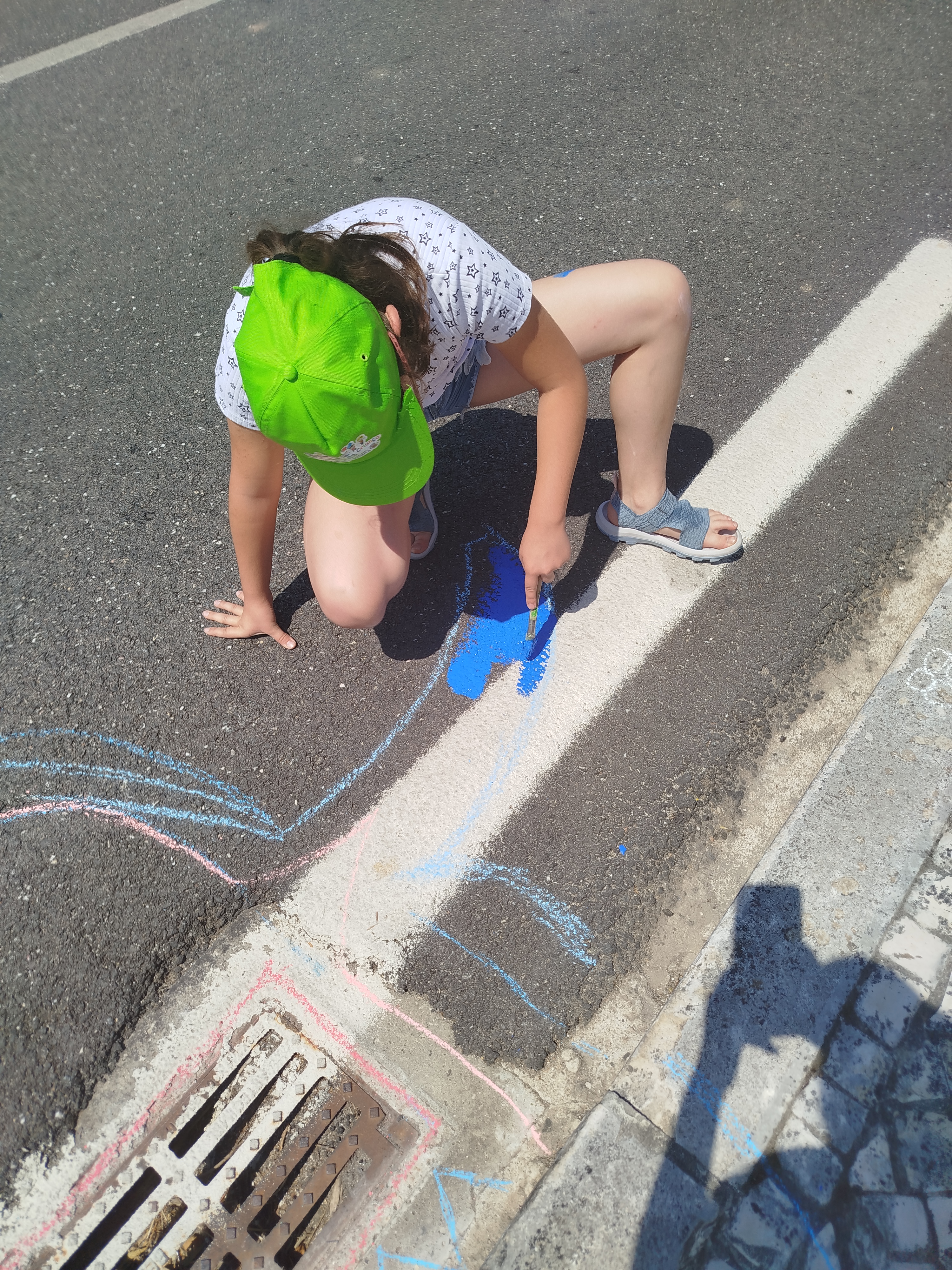Aprender a Cuidar do Mar a Pintar no Chão