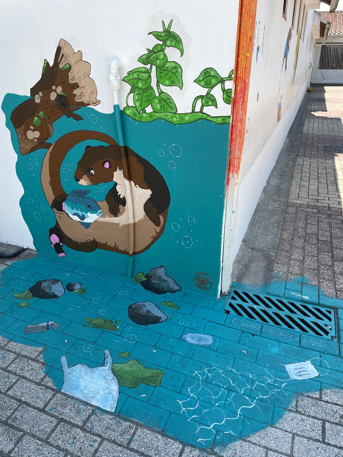 Pintura Final da zona envolvente à Sargeta