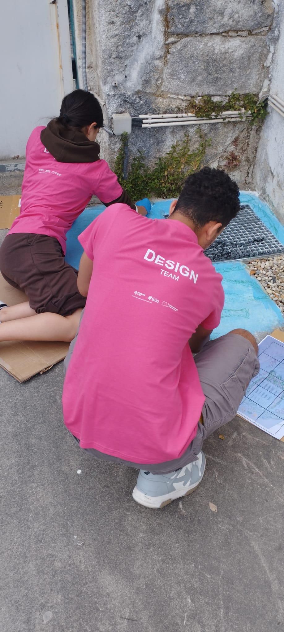 Preparação do espaço para a execução da pintura 2