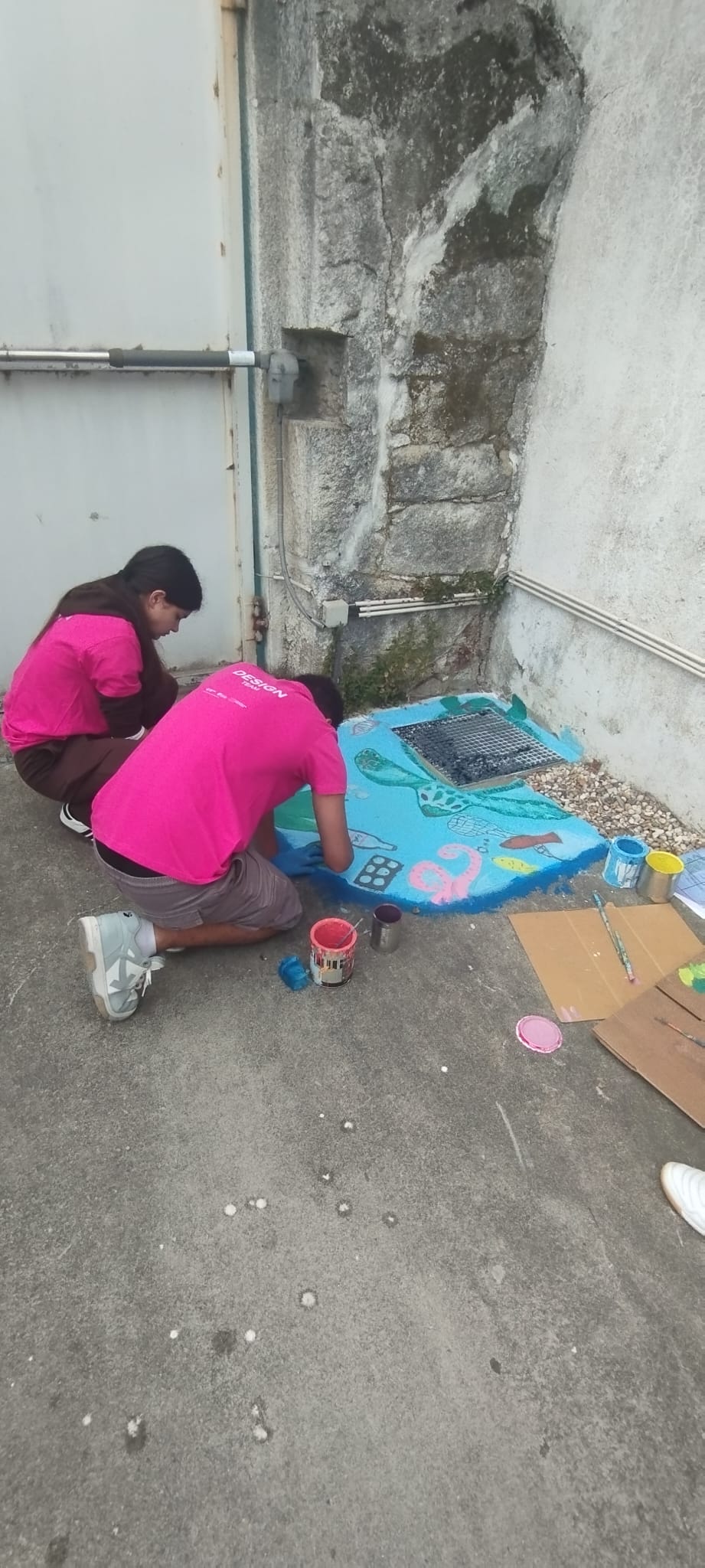 Realização da pintura 2