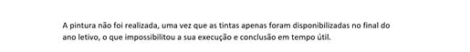 INFORMAÇÃO DO MOTIVO DA IMPOSSIBILIDADE DE REALIZAÇÃO DA ATIVIDADE.<br />
Será retomada no início do ano letivo 2026.2027