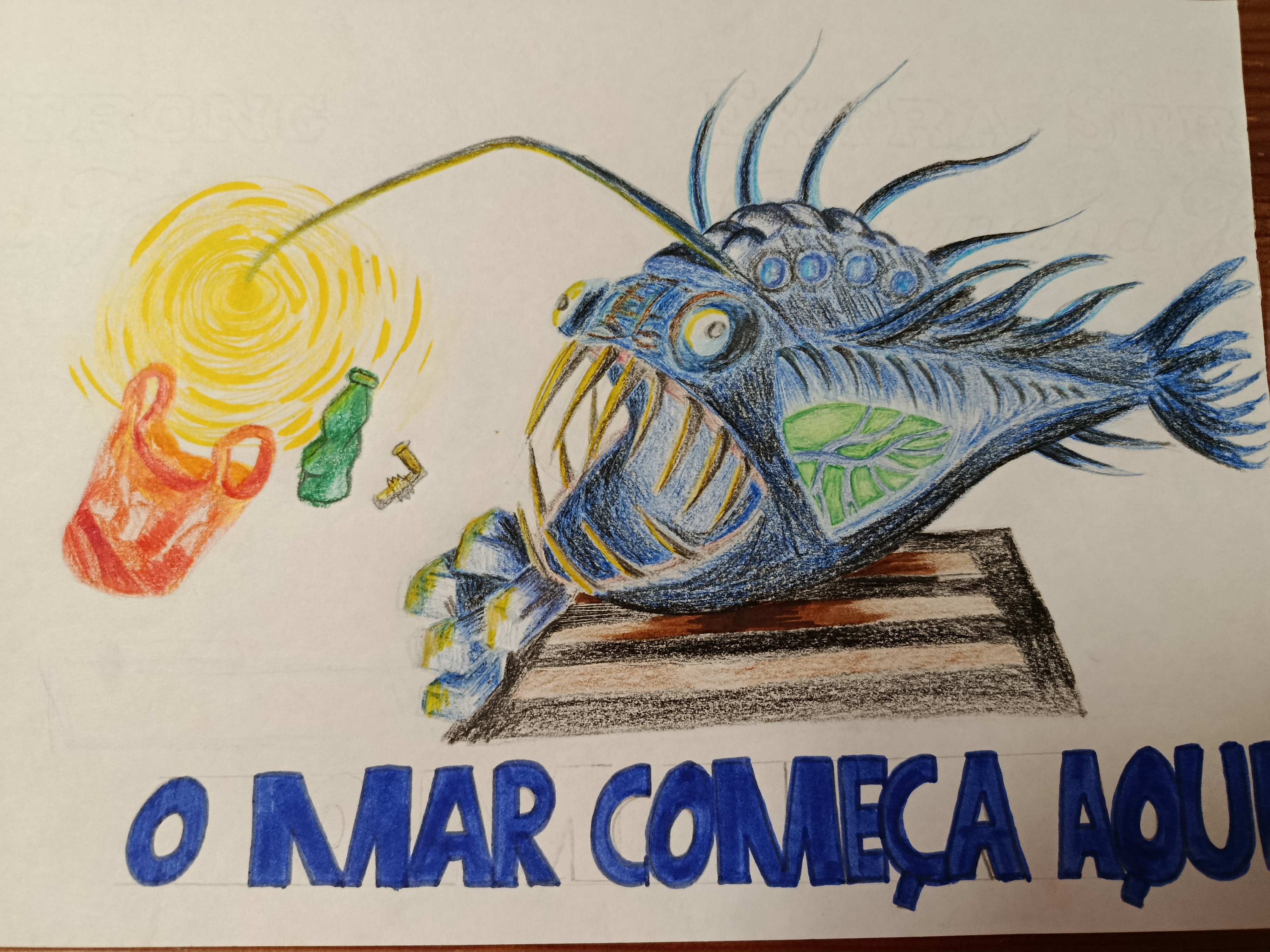 O Peixe pensando no Fundo